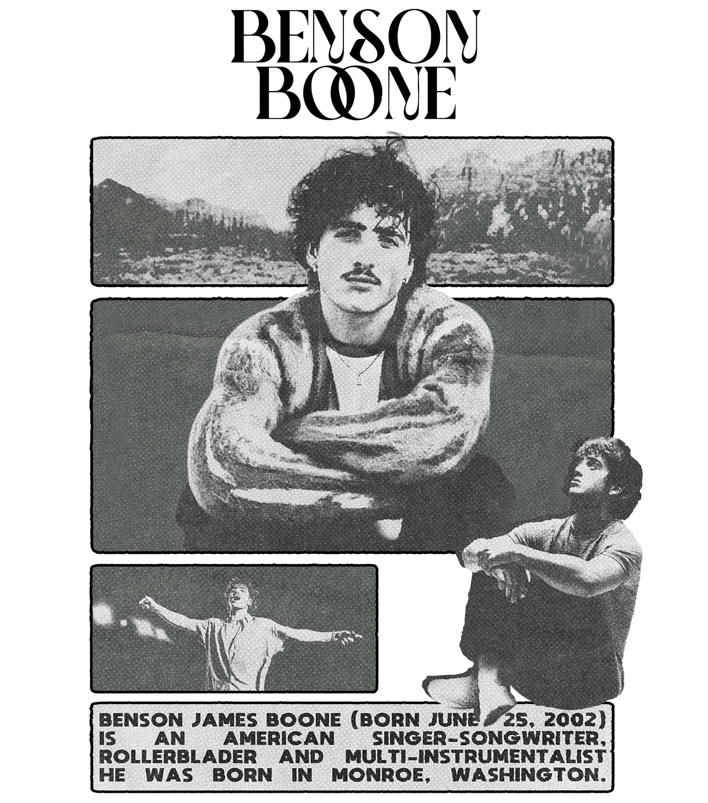 Benson Boone T-shirt (Youth)