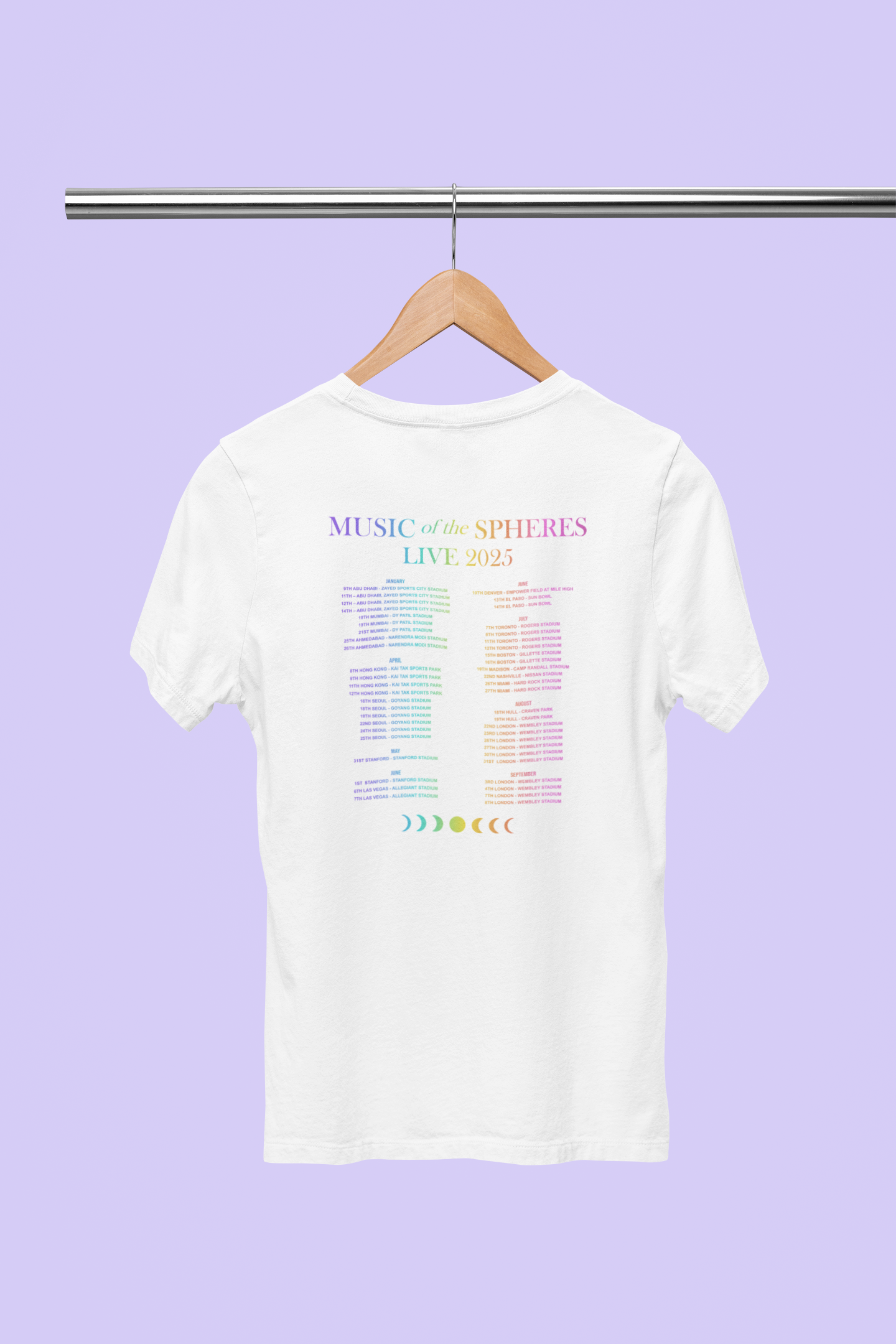 Coldplay World Tour T-Shirt