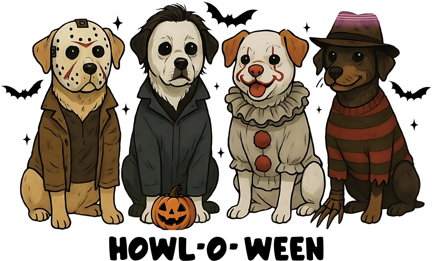Dogs Halloween Sweatshirt (Adult & Youth)