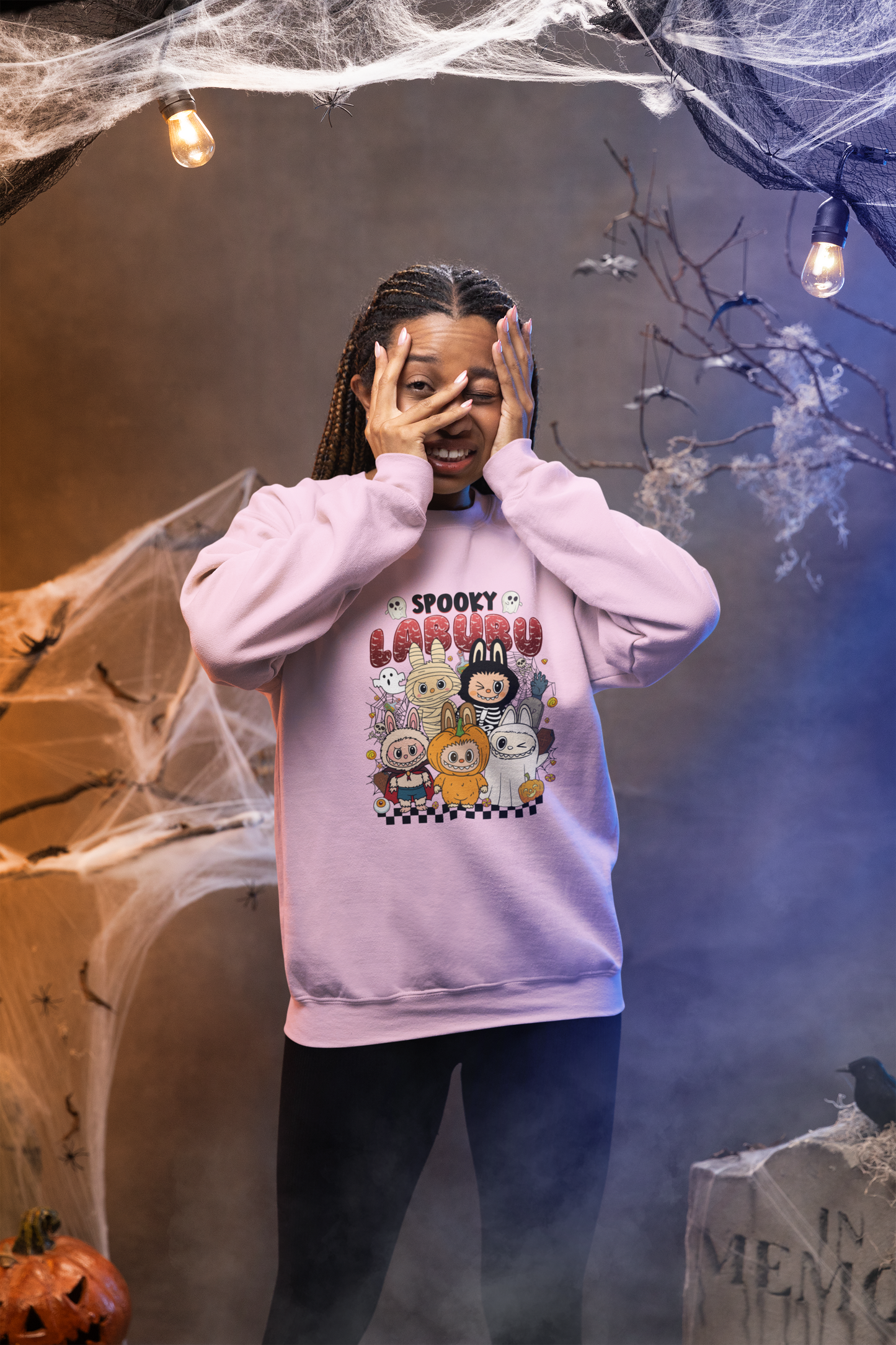 Labubu Halloween Sweatshirt (Youth & Adult)