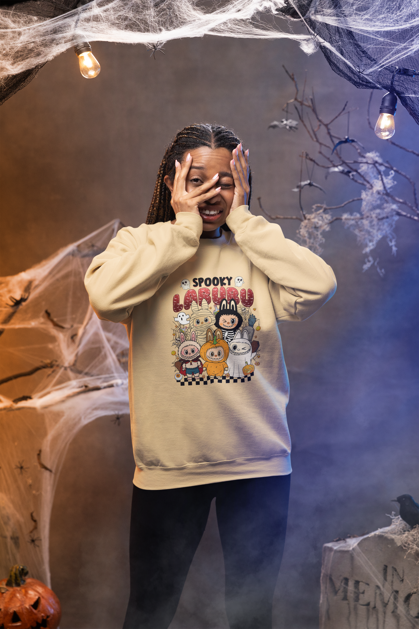 Labubu Halloween Sweatshirt (Youth & Adult)