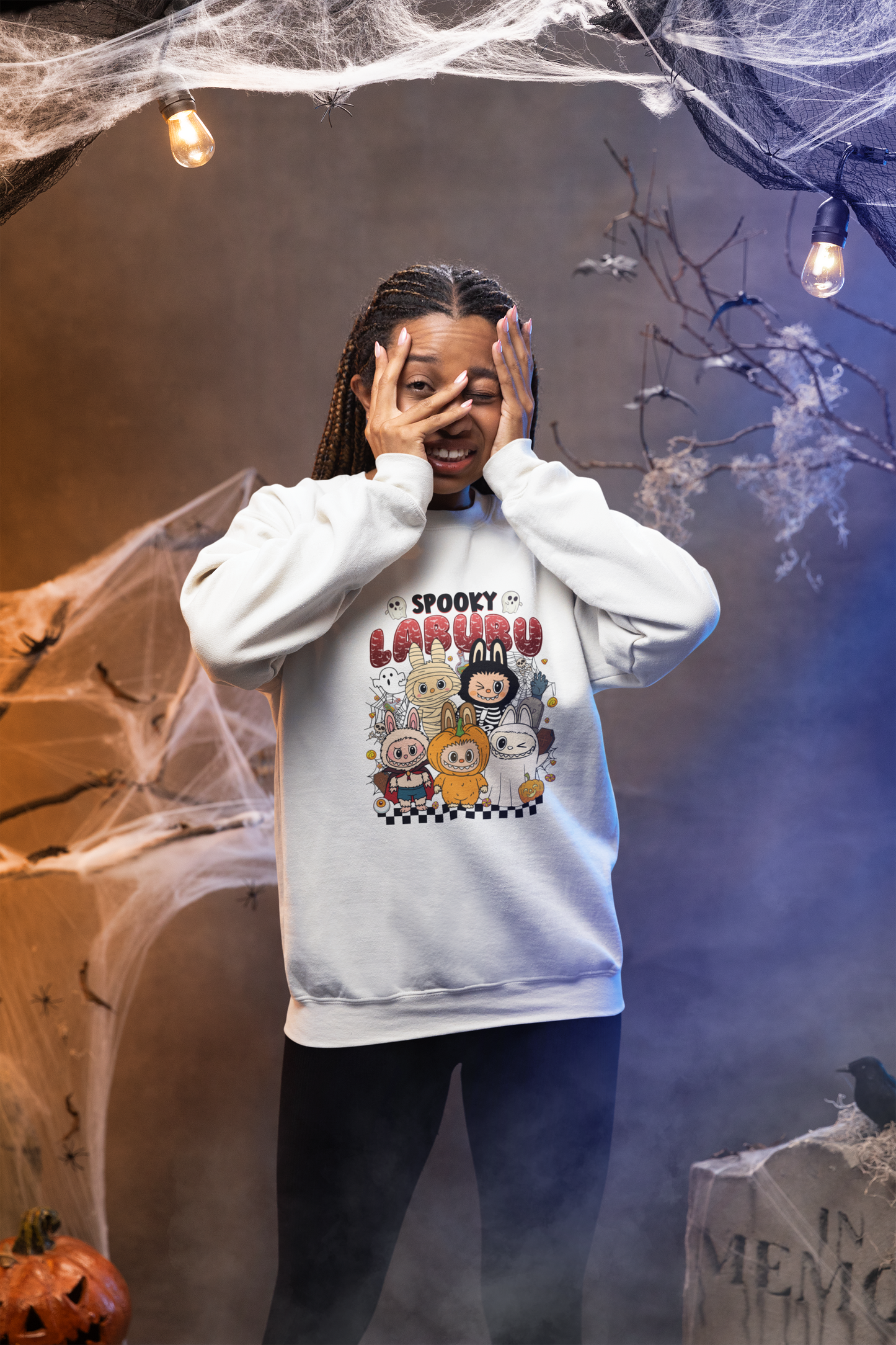 Labubu Halloween Sweatshirt (Youth & Adult)