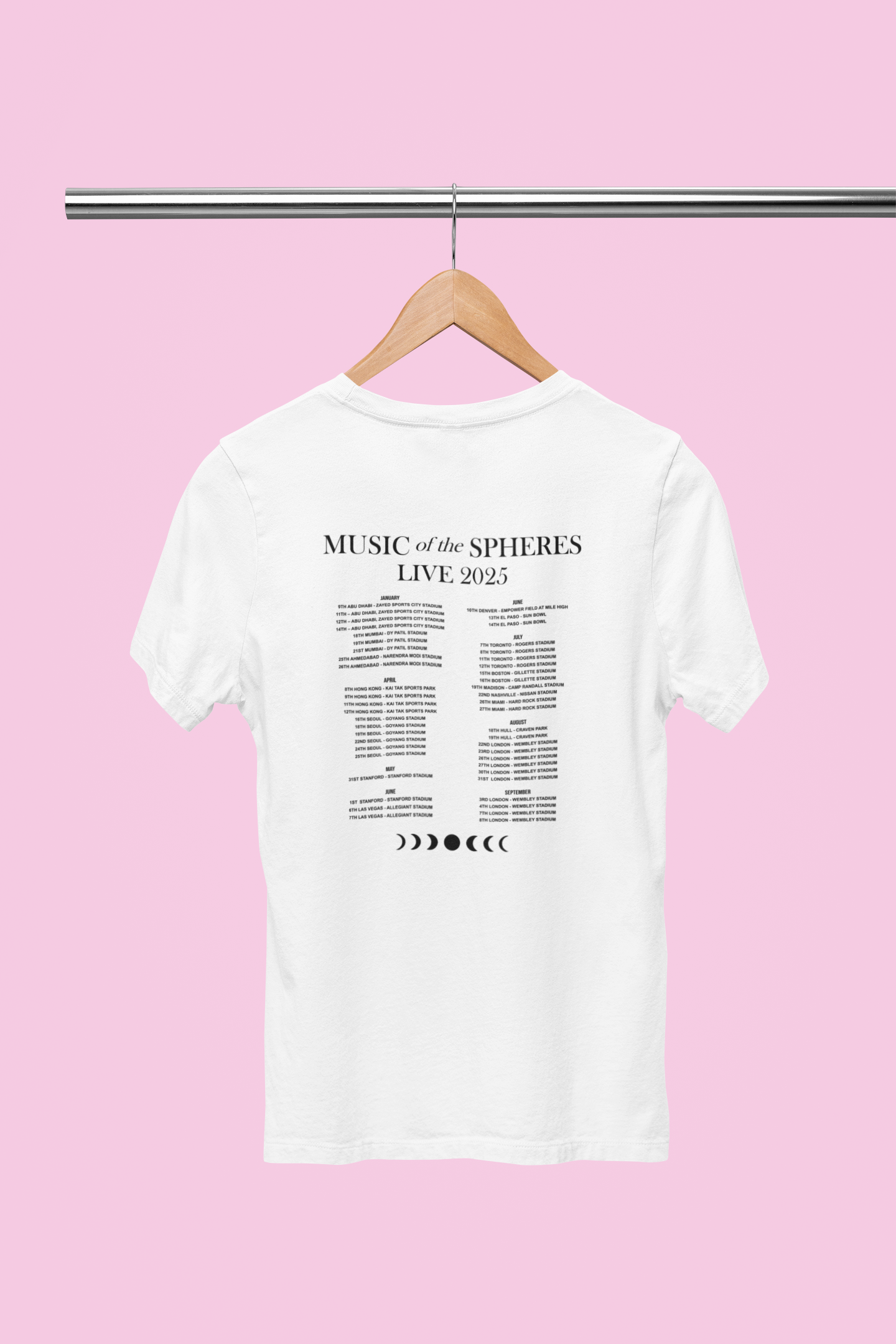 Coldplay World Tour T-Shirt