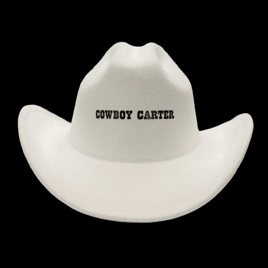 Beyoncé Cowboy Carter White Cowboy Hat